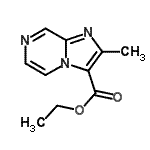 CAS#: 87597-23-7， Ethyl 2-methylimidazo[1,2-a]pyrazine-3-carboxylate