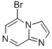 structure of CAS# 87597-26-0, 5-Bromoimidazo[1,2-a]Pyrazine;5-Bromo-2,3-Dihydroimidazo[1,2-A]Pyrazine;5-BROMOIMIDAZO[1,2-A]PYRAZINE