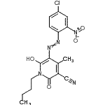CAS#: 87617-01-4， 1-Butyl-5-[(4-chloro-2-nitrophenyl)diazenyl]-6-hydroxy-4-methyl-2-oxo-1,2-dihydro-3-pyridinecarbonitrile