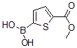 结构式 CAS# 876189-21-8, 5-硼酸基-2-噻吩羧酸 2-甲基酯