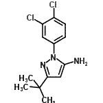 CAS#: 876299-38-6， 1-(3,4-Dichlorophenyl)-3-(2-methyl-2-propanyl)-1H-pyrazol-5-amine