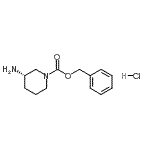 CAS#: 876378-16-4， Benzyl (3S)-3-amino-1-piperidinecarboxylate hydrochloride (1:1)