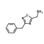 结构式 CAS# 876715-43-4, 1-(3-苄基-1,2,4-恶二唑-5-基)甲胺