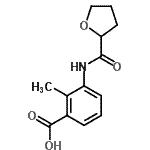 CAS#: 876890-63-0， 2-Methyl-3-[(tetrahydro-2-furanylcarbonyl)amino]benzoic acid