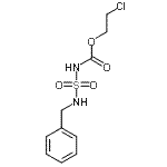 CAS 登录号：87708-06-3， 2-氯乙基(苄基氨基磺酰基)氨基甲酸酯