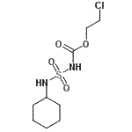 CAS#: 87708-08-5, 2-Chloroethyl (cyclohexylsulfamoyl)carbamate