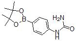 结构式 CAS# 877134-77-5, 4-(脲基)苯硼酸频哪醇酯