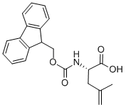 结构式 CAS# 87720-55-6, 芴甲氧羰基-4,5-去氢-L-亮氨酸
