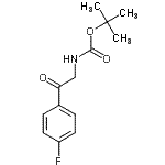 CAS#: 877319-43-2， 2-Methyl-2-propanyl [2-(4-fluorophenyl)-2-oxoethyl]carbamate