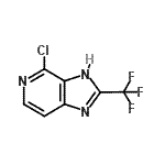 CAS#: 877402-76-1， 4-Chloro-2-(trifluoromethyl)-3H-imidazo[4,5-c]pyridine