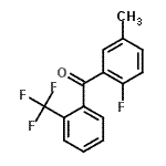 CAS#: 87750-59-2， (2-Fluoro-5-methylphenyl)[2-(trifluoromethyl)phenyl]methanone