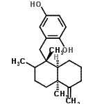 CAS#: 87764-13-4， 2-{[(1S,4aS,8aR)-1,2,4a-Trimethyl-5-methylenedecahydro-1-naphthalenyl]methyl}-1,4-benzenediol