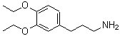 structure of CAS# 878684-94-7, 3-(3,4-Diethoxyphenyl)-1-propanamine;3-(3,4-diethoxyphenyl)-1-propanamine;3-(3,4-diethoxyphenyl)propylamine;3-(3,4-Diethoxy-phenyl)-propylamine