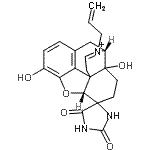 CAS#: 87872-71-7， (5'S,13'R)-4'-Allyl-10',17'-dihydroxy-2,5-dioxospiro[imidazolidine-4,14'-[12]oxa[4]azoniapentacyclo[9.6.1.0<sup>1,13</sup>.0<sup>5,17</sup>.0<sup>7,18</sup>]octadeca[3,7(18),8,10]tetraene]