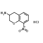 CAS#: 878807-40-0， 8-Nitro-3-chromanamine hydrochloride (1:1)