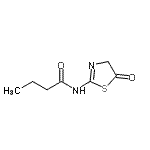CAS 登录号：878893-14-2， N-(5-氧代-4,5-二氢-1,3-噻唑-2-基)丁酰胺
