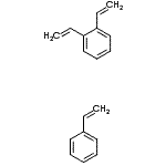 structure of CAS# 87924-01-4, 1,2-Divinylbenzene - styrene (1:1);styrene divinylbenzene