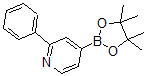 structure of CAS# 879291-26-6, 2-Phenylpyridine-4-Boronic Acid Pinacol Ester;2-PHENYL-4-PYRIDINE BORONIC ACID PINACOL BORATE;2-PHENYLPYRIDINE-4-BORONIC ACID PINACOL ESTER