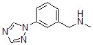 CAS#: 879896-43-2， N-Methyl-3-(1H-1,2,4-Triazol-1-Yl)-Benzenemethanamine