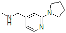 CAS#: 879896-59-0， N-Methyl-2-(1-Pyrrolidinyl)-4-Pyridinemethanamine