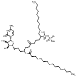 CAS#: 88035-46-5， 5'-O-[3-({5-[Hydroxy(phosphonooxy)phosphoryl]hexadecanoyl}oxy)-2-(palmitoyloxy)propyl]cytidine
