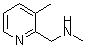 structure of CAS# 880361-72-8, N-Methyl-1-(3-methyl-2-pyridinyl)methanamine;Methyl-(3-methyl-pyridin-2-ylmethyl)-amine;N-Methyl(3-methyl-2-pyridinyl)methanamine;N-methyl-1-(3-methylpyridin-2-yl)methanamine