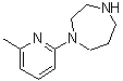 structure of CAS# 880361-95-5, 1-(6-Methyl-2-pyridinyl)-1,4-diazepane;1-(6-methyl-2-pyridyl)-1,4-diazaperhydroepine;1-(6-methyl-2-pyridyl)homopiperazine;1-(6-Methyl-Pyridin-2-Yl)-[1,4]Diazepane