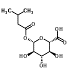 CAS#: 88070-93-3， 1-O-(3-Methylbutanoyl)-beta-D-glucopyranuronic acid
