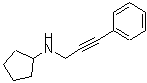 CAS#: 880804-47-7， N-(3-Phenyl-2-propyn-1-yl)cyclopentanamine