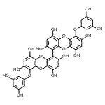 CAS#: 88095-81-2， 6,6'-Bis(3,5-dihydroxyphenoxy)-1,1'-bioxanthrene-2,2',4,4',7,7',9,9'-octol