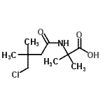 CAS#: 881019-99-4， N-(4-Chloro-3,3-dimethylbutanoyl)-2-methylalanine