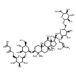 CAS#: 88140-34-5， (3beta,5xi,9xi,12beta,17xi)-20-{[6-O-(beta-D-Glucopyranosyl)-beta-D-glucopyranosyl]oxy}-12-hydroxydammar-24-en-3-yl 2-O-[6-O-(carboxyacetyl)-beta-D-glucopyranosyl]-beta-D-glucopyranoside