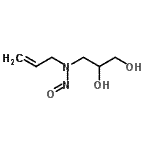 CAS#: 88208-16-6， 3-[Allyl(nitroso)amino]-1,2-propanediol