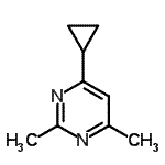 CAS#: 88235-21-6， 4-Cyclopropyl-2,6-dimethylpyrimidine