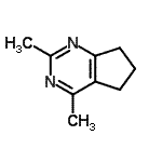 CAS#: 88268-24-0， 2,4-Dimethyl-6,7-dihydro-5H-cyclopenta[d]pyrimidine