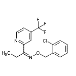 CAS#: 882747-74-2， (1Z)-N-[(2-Chlorobenzyl)oxy]-1-[4-(trifluoromethyl)-2-pyridinyl]-1-propanimine