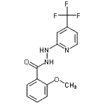 CAS#: 883010-02-4， 2-Methoxy-N'-[4-(trifluoromethyl)-2-pyridinyl]benzohydrazide