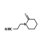 CAS#: 883242-02-2， 3-(2-Thioxo-1-piperidinyl)propanenitrile