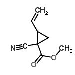 CAS#: 88326-59-4， Methyl 1-cyano-2-vinylcyclopropanecarboxylate