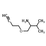 CAS#: 883516-15-2， 1-(3-Butyn-1-yloxy)-3-methyl-2-butanamine