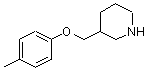 结构式 CAS# 883547-94-2, 3-[(4-甲基苯氧基)甲基]哌啶