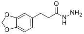 结构式 CAS# 88368-72-3, 3-(苯并[d][1,3]二氧杂环戊烯-6-基)丙烷-酰肼