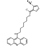 CAS#: 88373-08-4， (E)-{[6-(9-Acridinylamino)hexyl]oxy}(2-diazonio-2,4-cyclopentadien-1-ylidene)methanolate