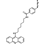 CAS 登录号：88373-10-8， N-[6-(9-吖啶基氨基)己基]-4-叠氮基苯甲酰胺