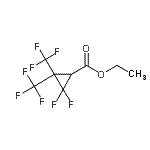 CAS#: 88382-41-6， Ethyl 2,2-difluoro-3,3-bis(trifluoromethyl)cyclopropanecarboxylate