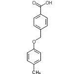 CAS#: 88382-46-1， 4-[(4-Methylphenoxy)methyl]benzoic acid