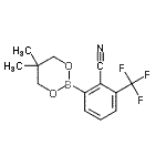CAS#: 883899-03-4， 2-(5,5-Dimethyl-1,3,2-dioxaborinan-2-yl)-6-(trifluoromethyl)benzonitrile