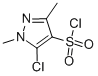 structure of CAS# 88398-93-0, 5-Chloro-1,3-Dimethylpyrazole-4-Sulfonyl Chloride;1H-Pyrazole-4-Sulfonylchloride,5-Chloro-1,3-Dimethyl-(9CI);5-CHLORO-1,3-DIMETHYL-1H-PYRAZOLE-4-SULPHONYL CHLORIDE;5-CHLORO-1,3-DIMETHYL-1H-PYRAZOLE-4-SULFONYL CHLORIDE