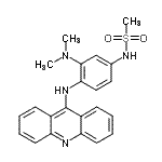 CAS#: 88412-94-6， N-[4-(9-Acridinylamino)-3-(dimethylamino)phenyl]methanesulfonamide