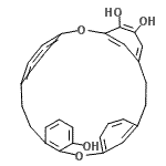 CAS#: 88418-46-6， 2,15-Dioxapentacyclo[22.2.2.1<sup>3,7</sup>.1<sup>10,14</sup>.0<sup>16,21</sup>]triaconta-1(26),3(30),4,6,10(29),11,13,16,18,20,24,27-dodecaene-4,5,17-triol